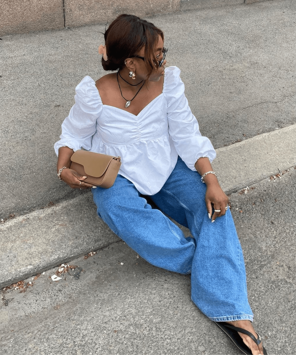 Ideias de Look Com Sandalia Jeans Feminino