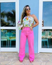 Look Com Rosa Feminino