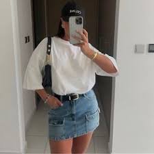 Look Com Saia Feminino