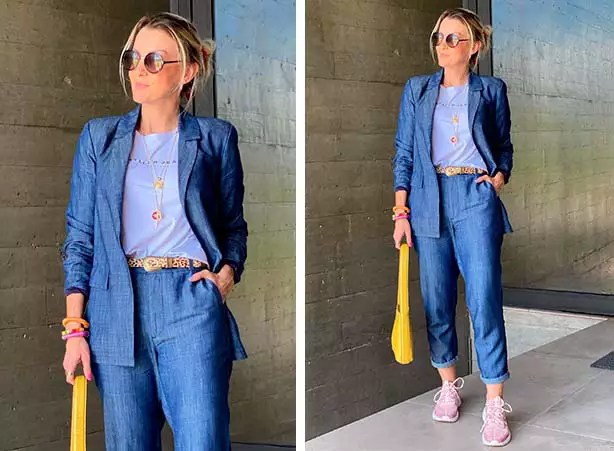 Ideias de Look Com Sandalia Azul Feminino