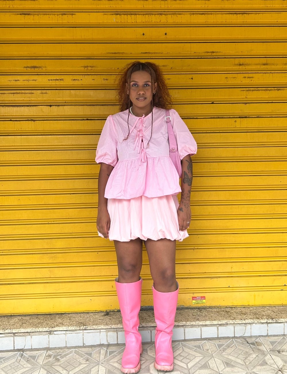 Look Com Rosa Feminino