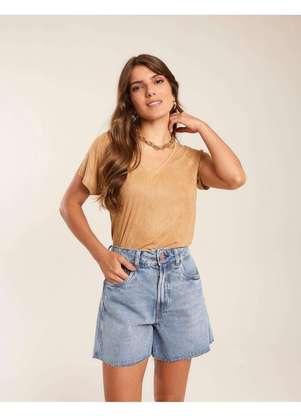 Ideias de Look Com Short Amarelo Feminino