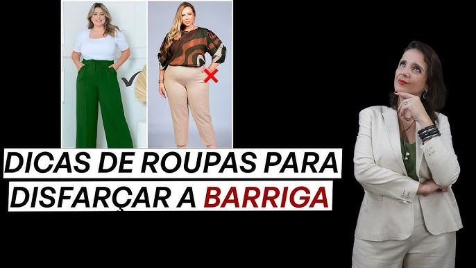 look para disfarçar a barriga Feminino