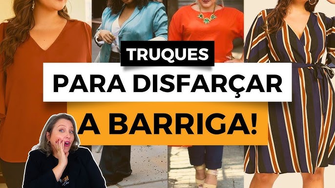 look para disfarçar a barriga Feminino