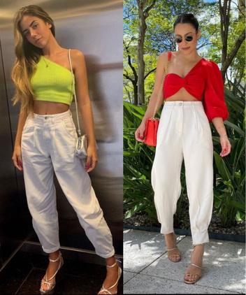 look calça off white Feminino