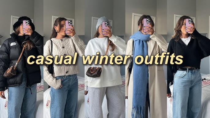 fashion woman look for cold weather