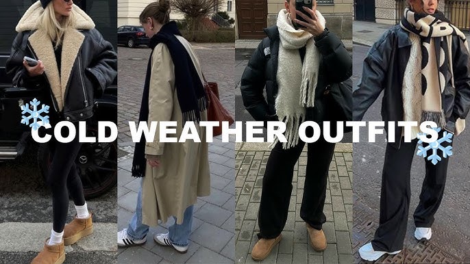 fashion woman look for cold weather