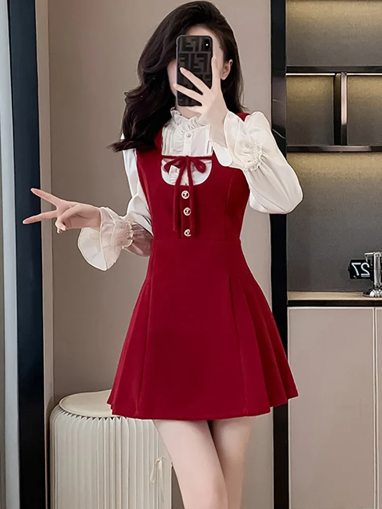 fashion woman look shirt red