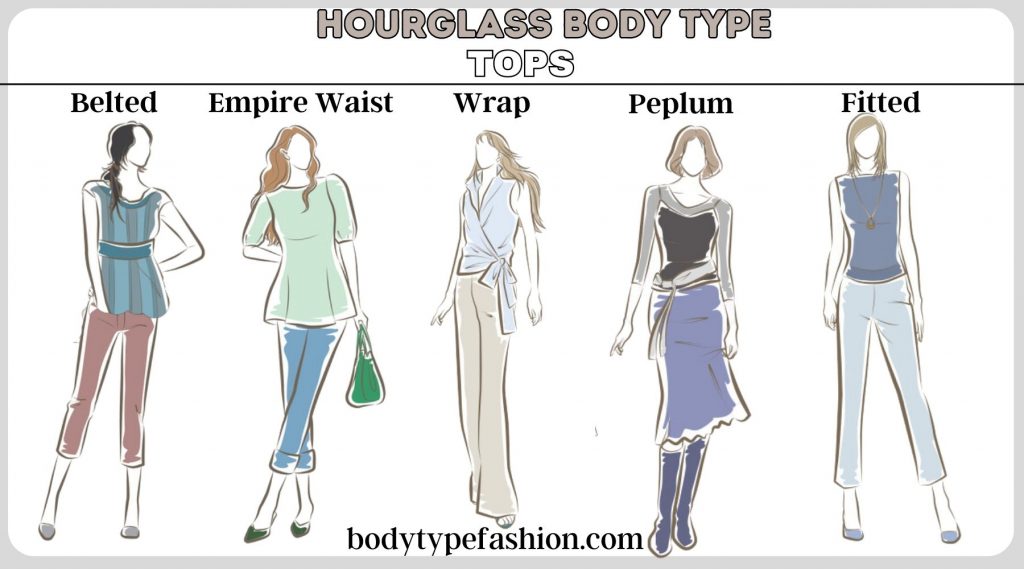 fashion woman look for hourglass body