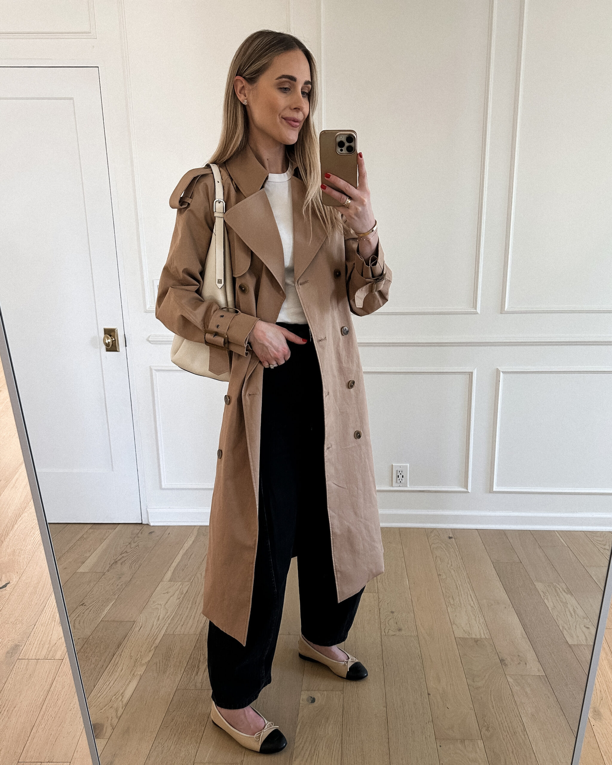 fashion woman look beige coat