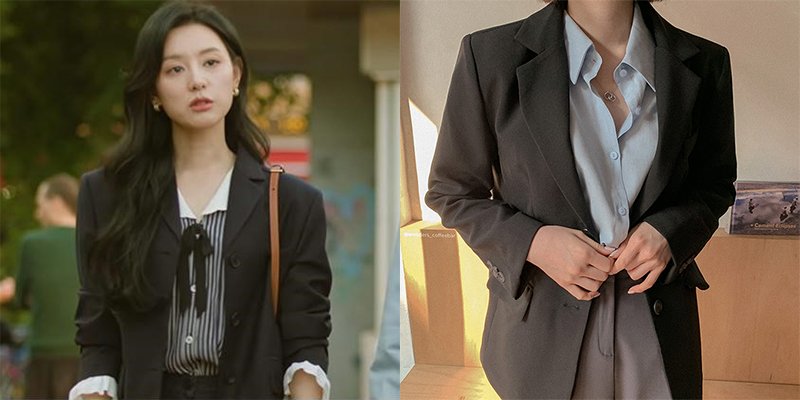 fashion woman look with suit