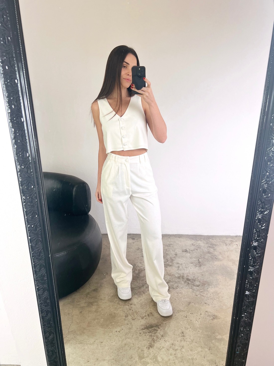 look calça off white Feminino