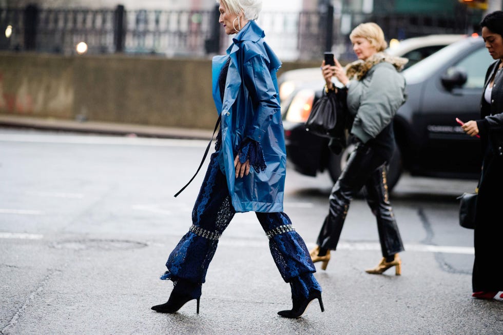 fashion woman look rain