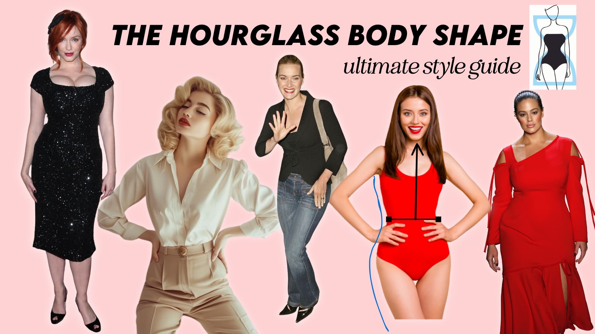 fashion woman look for hourglass body