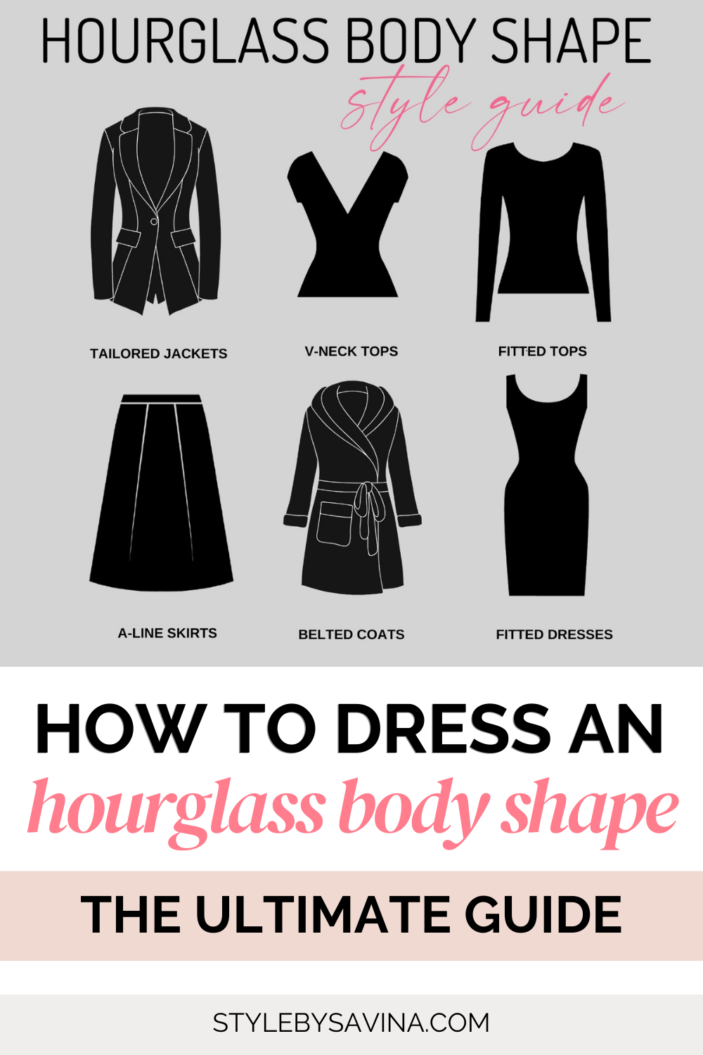 fashion woman look for hourglass body