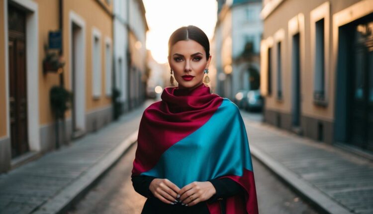 Ideias de Looks com pashmina: Elegância e charme em acessórios de inverno