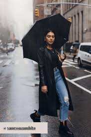 fashion woman look rain