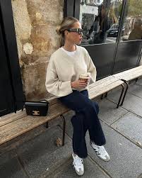 fashion woman look with adidas