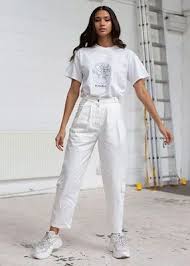 look total white Feminino