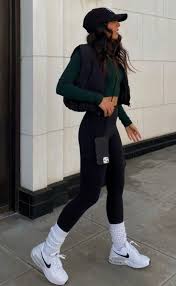 fashion woman look for running