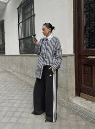 fashion woman look with adidas