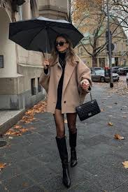 fashion woman look rain