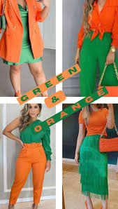 fashion woman look orange blouse