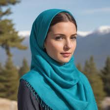 fashion woman look with pashmina