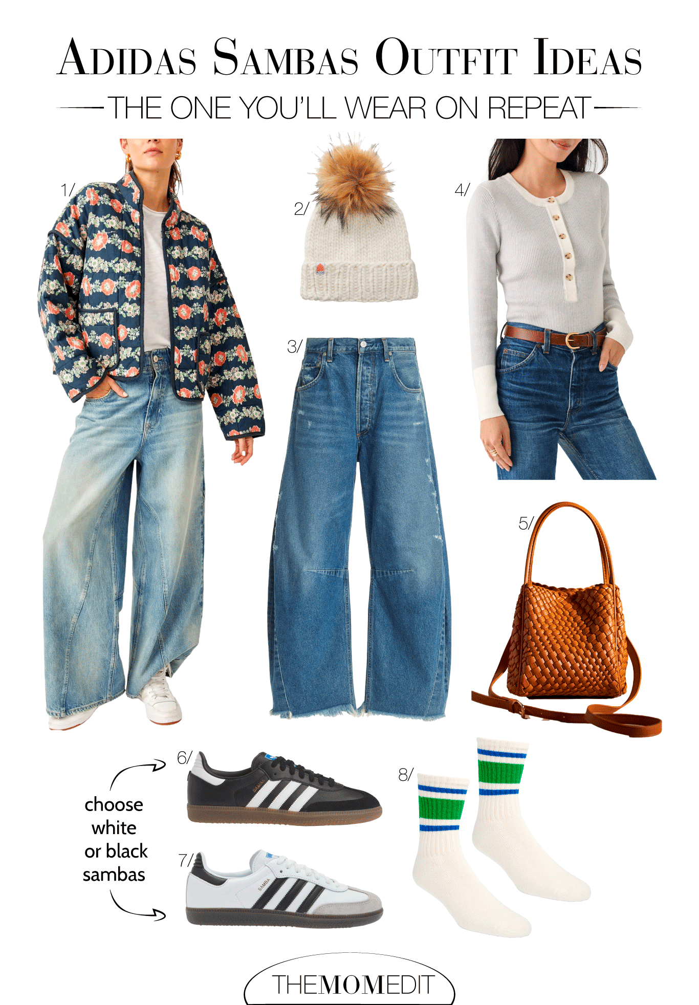 fashion woman look with adidas