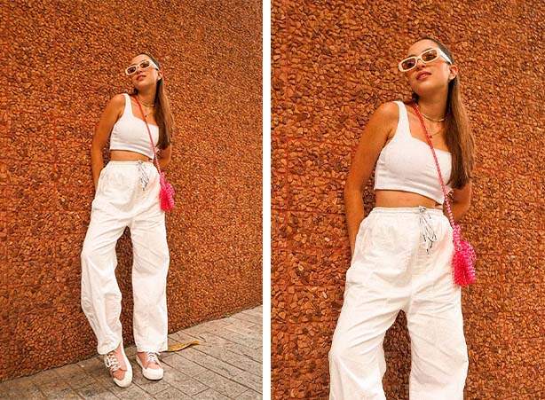 look total white Feminino