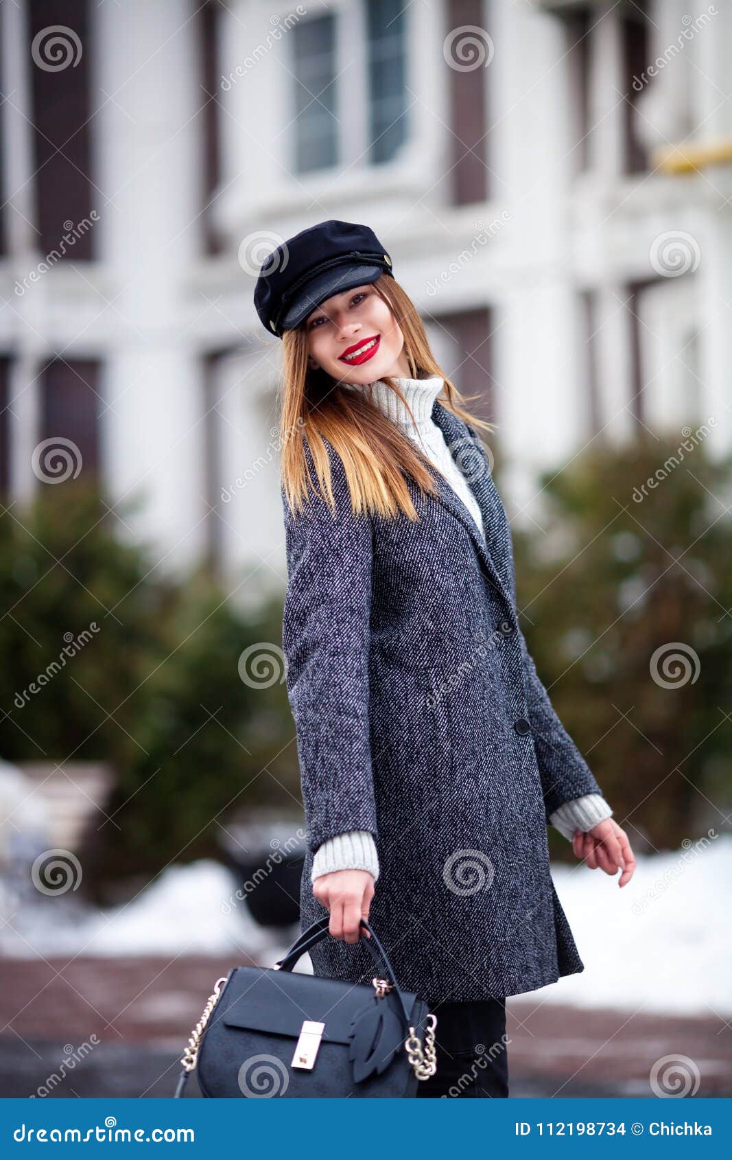 fashion woman look with cap