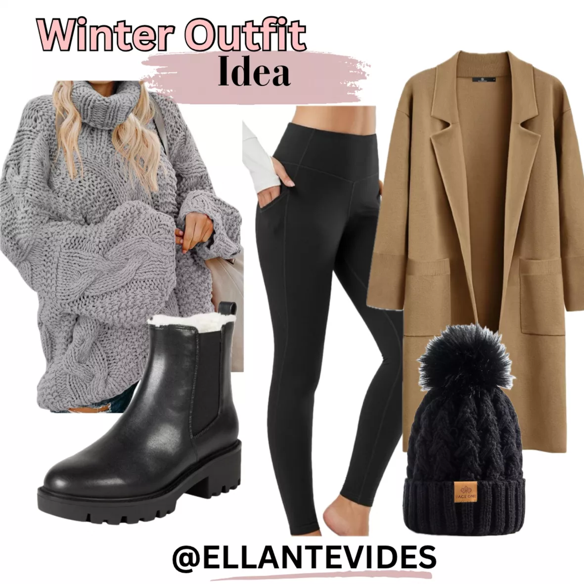 fashion woman look for cold weather