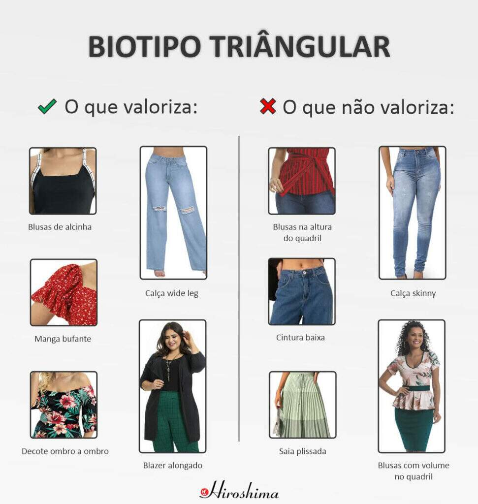 look para corpo ampulheta Feminino