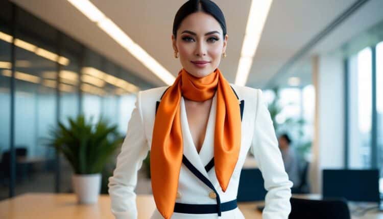 Lenços combinam com looks formais?