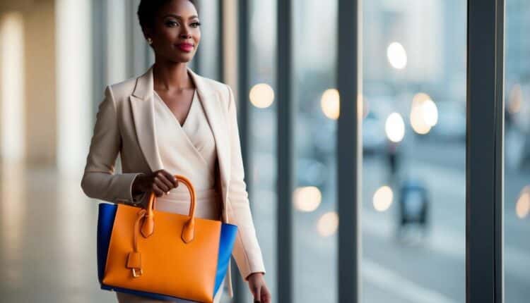 Bolsas coloridas combinam com roupas neutras?