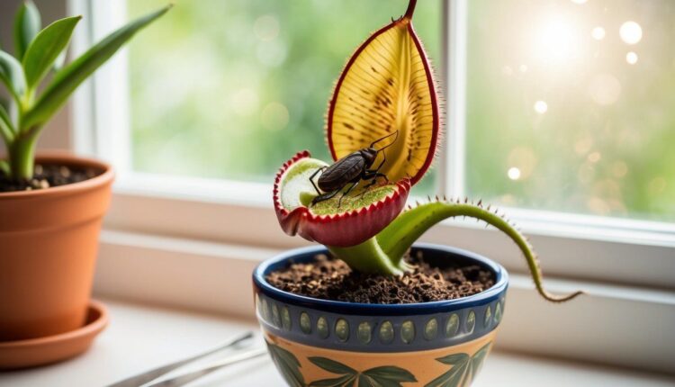 A Dionaea muscipula pode comer insetos mortos?
